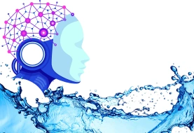 How many litres of water does one AI prompt use?