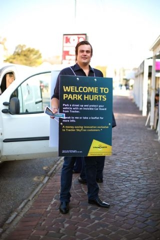 Tracker’s ‘Park Hurts’ campaign takes to Joburg’s streets
