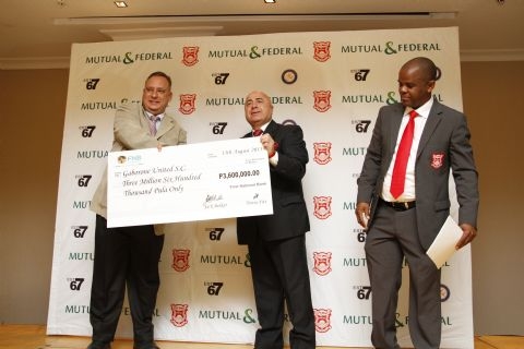 Mutual & Federal Botswana is new Technical sponsor of Gaborone United Sporting Club
