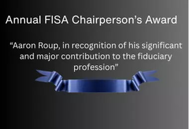 Mr Aaron Roup wins the 2025 FISA Chairperson’s Award