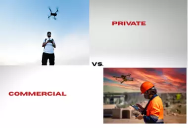 Navigating drone insurance in SA – private vs. commercial cover