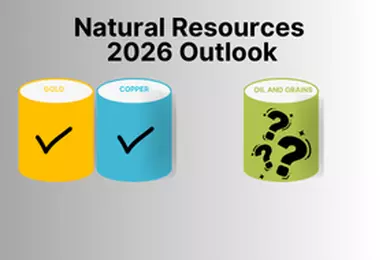 Natural Resources 2026 Outlook: Gold and copper remain supported; oil and grains could recover