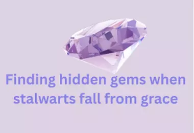 Finding hidden gems when stalwarts fall from grace