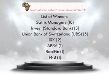 Ninth SALTA Annual Awards for the South African Exchange Traded Product (ETP) Industry