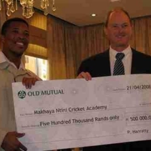 Old Mutual pitches in with R500 000 for Ntini's academy