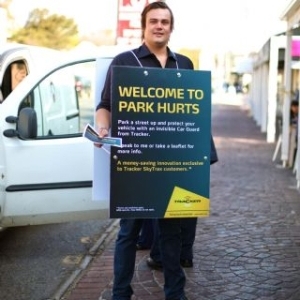 Tracker’s ‘Park Hurts’ campaign takes to Joburg’s streets