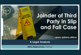 Joinder of Third Party in Slip and Fall Case: A Legal Analysis