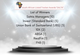 Ninth SALTA Annual Awards for the South African Exchange Traded Product (ETP) Industry