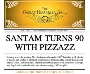 Santam releases photos of the Great Umbrella Ball