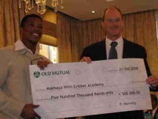 Old Mutual pitches in with R500 000 for Ntini's academy