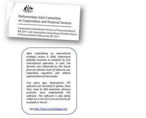Moonstone: Fee for Service in Australia