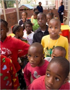 Trustco easter drive at Nazareth House